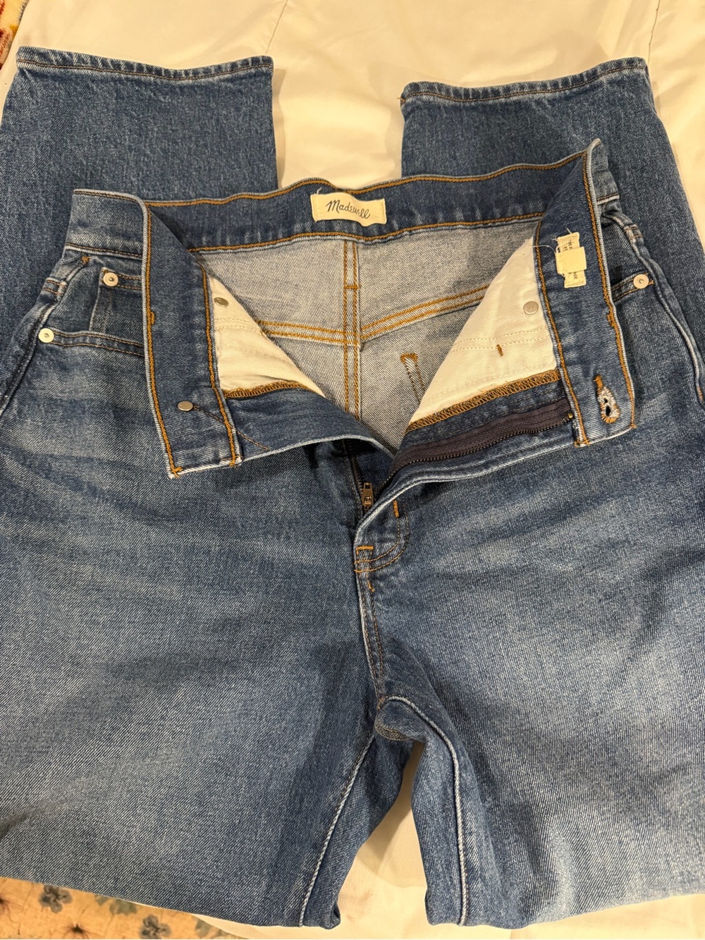 Madewell Vintage Straight Jean - Blue Denim 31x29